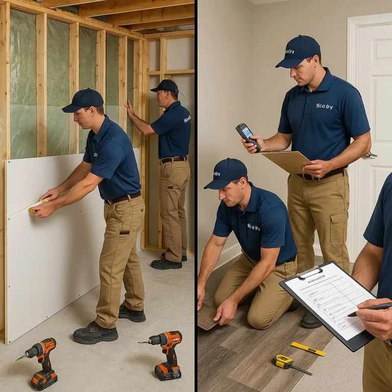 Repairs and Reconstruction process in Yardley, PA